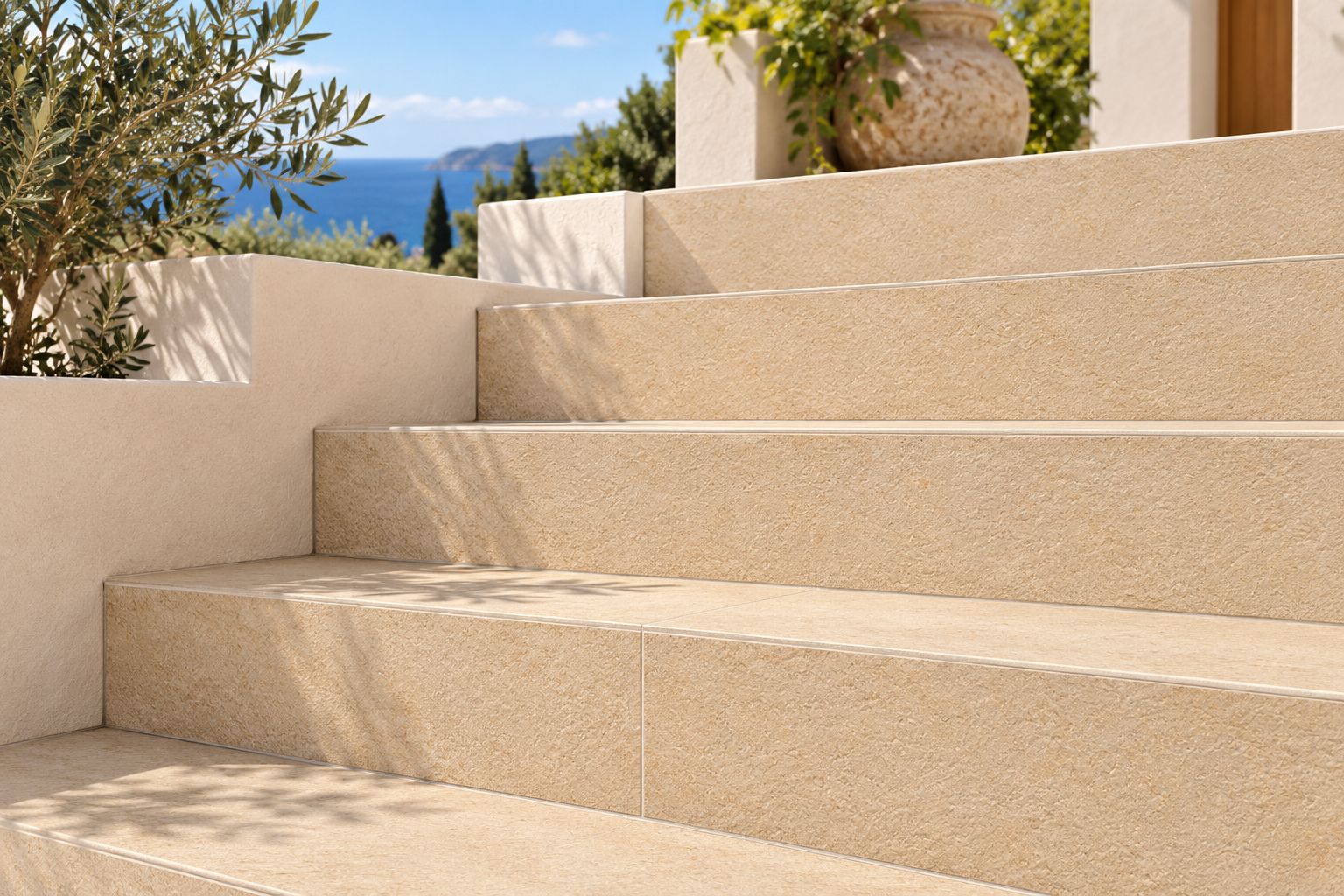 Detalle de inspiración para escaleras exteriores