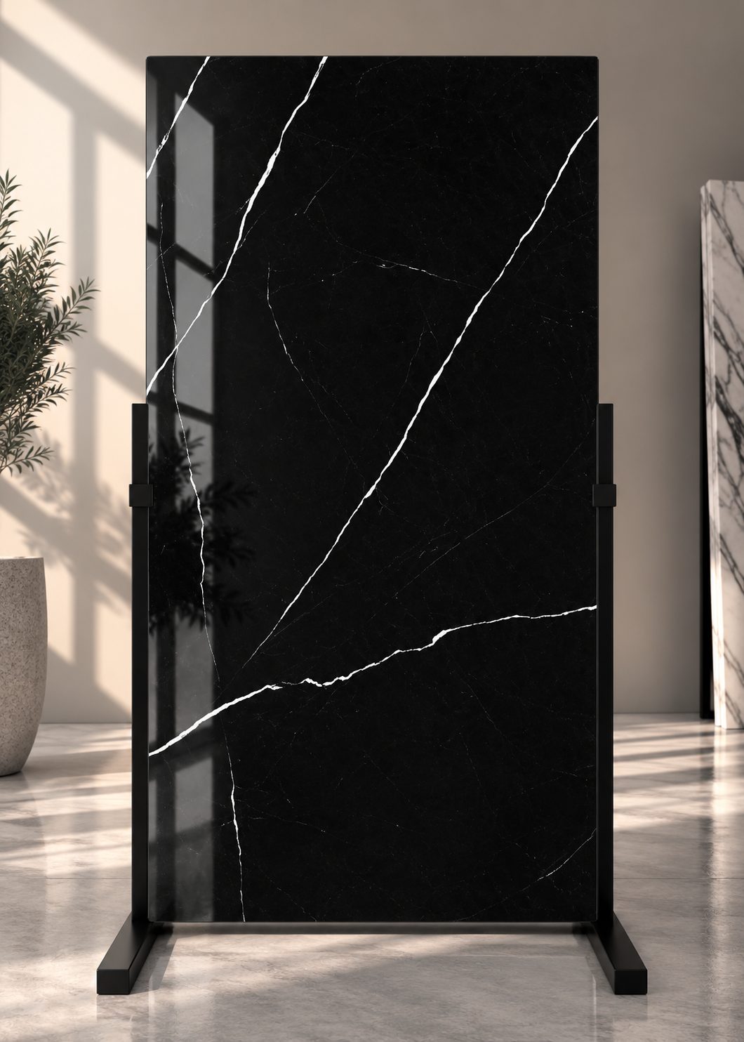 Flurry Black 60 × 120 cm
