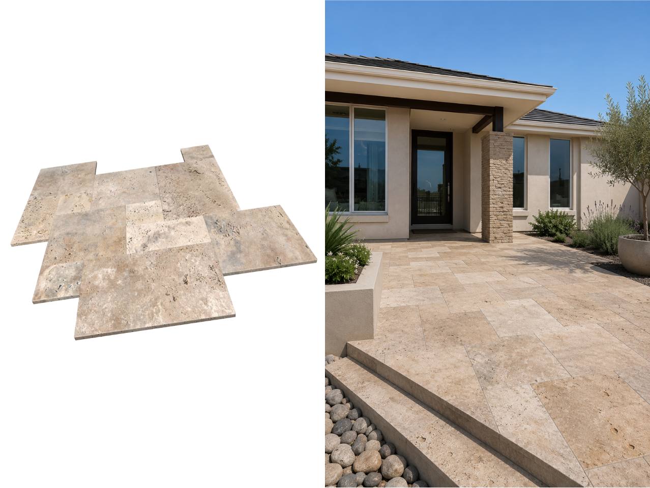 Travertin Rustique Light Mix