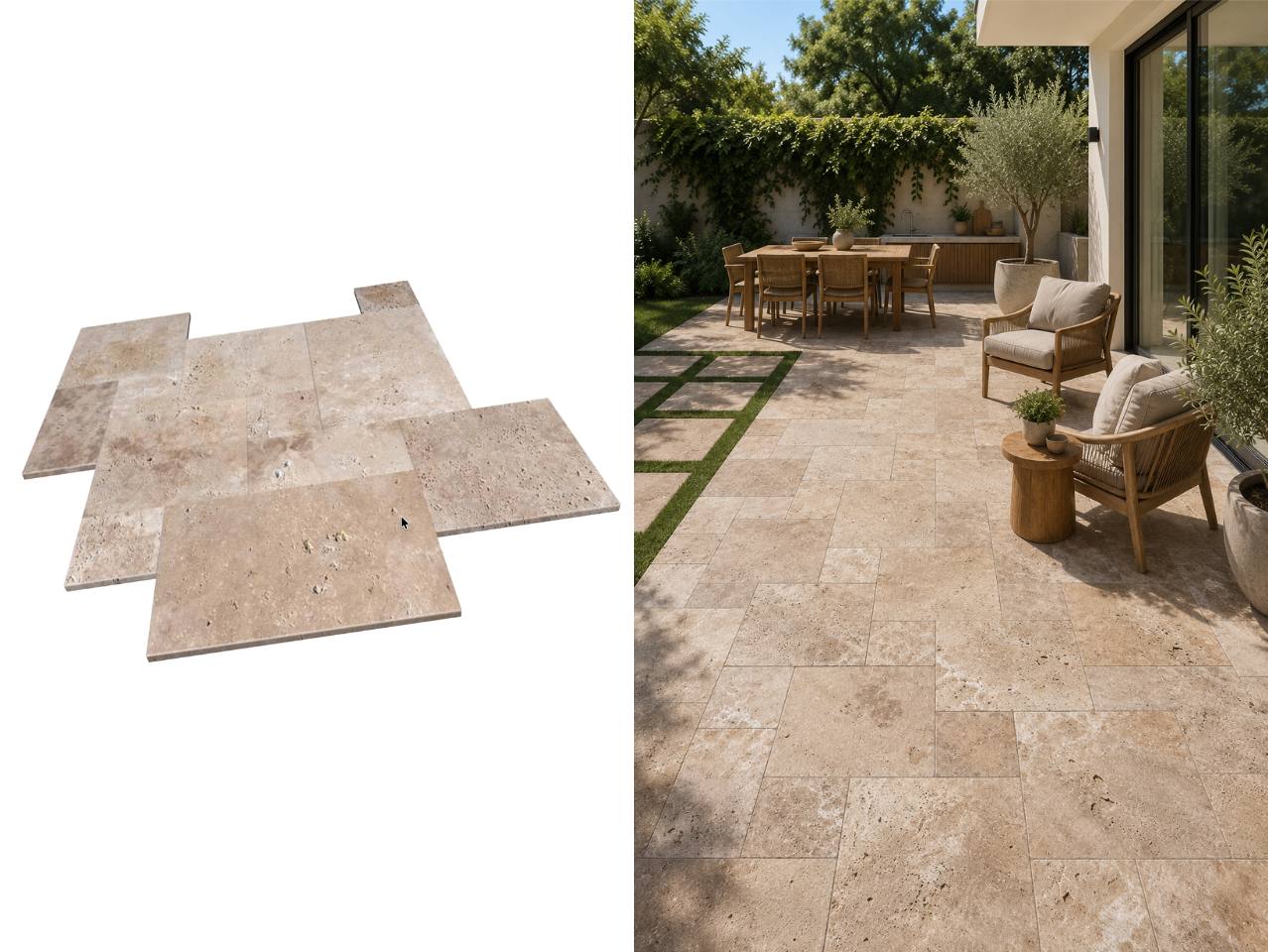 Travertin Rustique Light